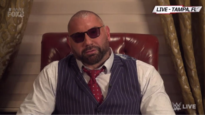 Will Batista be on RAW?